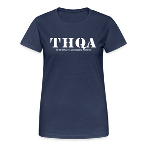 THQA Women’s Heavy T-Shirt - bleu marine