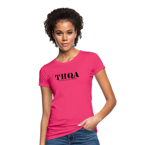 THQA  T-Shirt pour Femme de Tête - rose néon