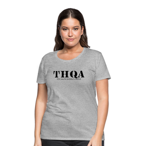 THQA T-shirt Premium pour Femme de Tête - gris chiné