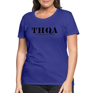 THQA T-shirt Premium pour Femme de Tête - bleu roi