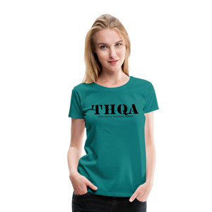 THQA T-shirt Premium pour Femme de Tête - bleu diva