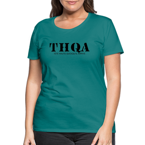 THQA T-shirt Premium pour Femme de Tête - bleu diva