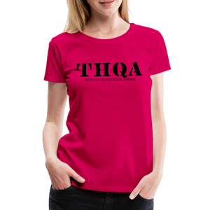 THQA T-shirt Premium pour Femme de Tête - rubis