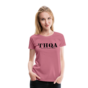 THQA T-shirt Premium pour Femme de Tête - mauve