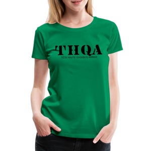 THQA T-shirt Premium pour Femme de Tête - vert