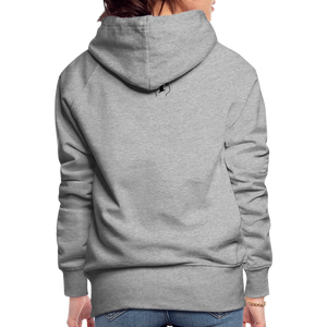Sweat-shirt à capuche Premium pour Femmes de Tête - gris chiné