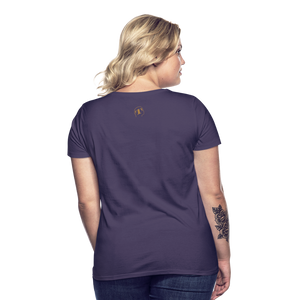 T-shirt Femme de Tête Gold -thqa - violet foncé