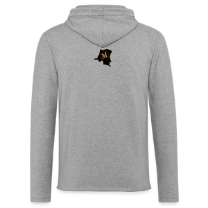 Sweat-shirt à capuche léger unisexe ML RDC - gris chiné
