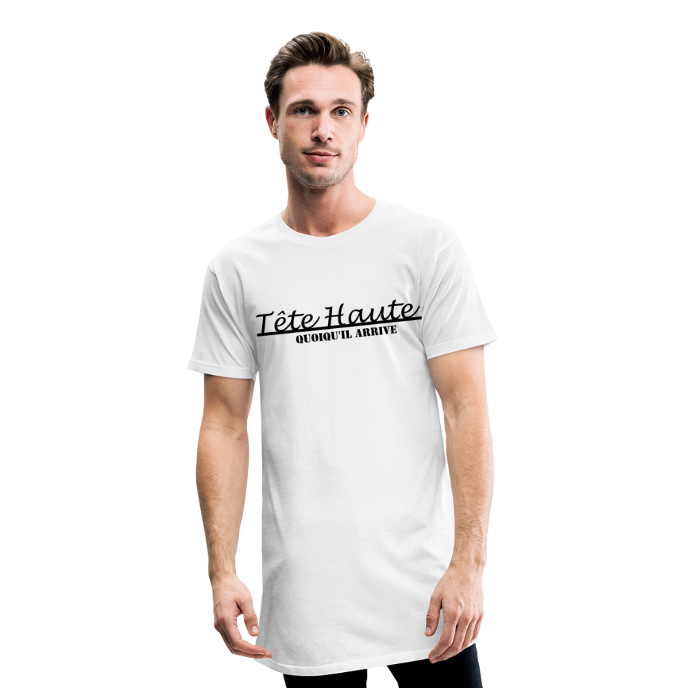 TH T-shirt long Homme FB - blanc