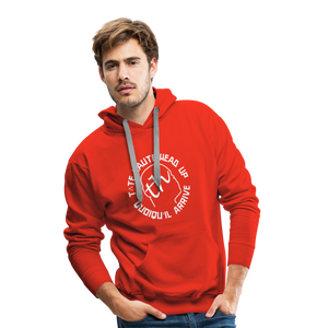 TH Sweat-shirt à capuche Premium pour hommes 1 - rouge