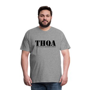 THQA T-shirt Premium Homme BLK - gris chiné