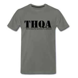 THQA T-shirt Premium Homme BLK - asphalte