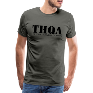 THQA T-shirt Premium Homme BLK - asphalte
