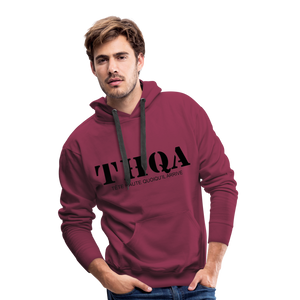 THqa Sweat-shirt à capuche Premium - bordeaux