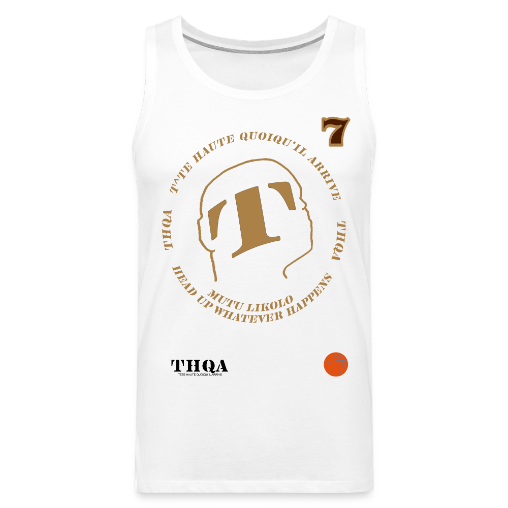 THQA basketball team Débardeur Premium 1 wt - blanc