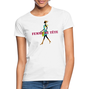 T-shirt Femme de Tête - thqa - blanc