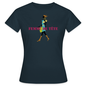 T-shirt Femme de Tête - thqa - marine
