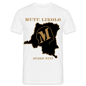 T-shirt Mulu Likolo classique - blanc
